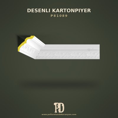 Poliüretan Desenli Kartonpiyer 102x100x2440 mm
