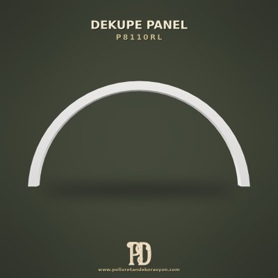 Poliüretan Kemer Formlu Dekupe Duvar Paneli 497x993x45 mm