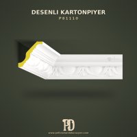 P81110 Desenli Kartonpiyer