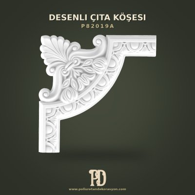 Poliüretan Çıta Köşesi Klasik Rölyefli 28x28 cm