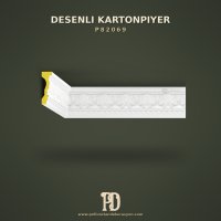 P82069 Desenli Kartonpiyer