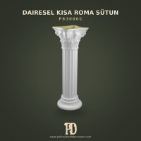 P83000C Dairesel Kısa Roma Sütun