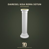P83000D Dairesel Kısa Roma Sütun