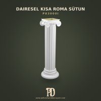 P83000I Dairesel Kısa Roma Sütun
