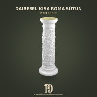 P83001D Dairesel Kısa Roma Sütun