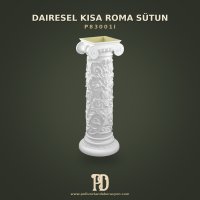 P83001I Dairesel Kısa Roma Sütun