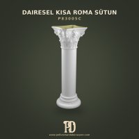 P83005C Dairesel Kısa Roma Sütun