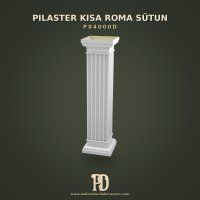 P84000D Pilaster Kısa Roma Sütun