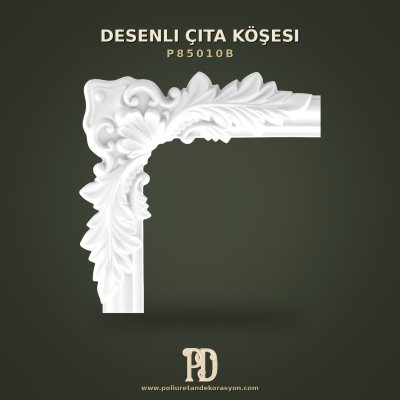Poliüretan Klasik Rölyefli Çıta Köşe Dönüşü 25x25 cm