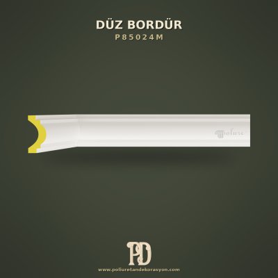 Poliüretan Düz Tavan Bordür Profili 4x10 cm Sade Tasarım