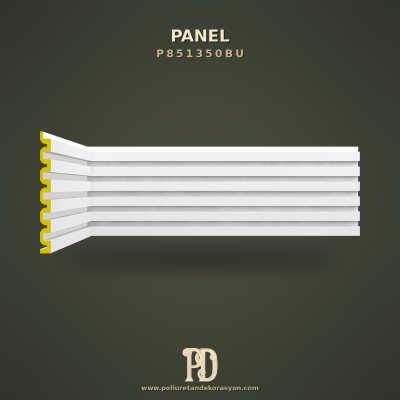 Çizgili Poliüretan Duvar Paneli Yivli 33x240 cm