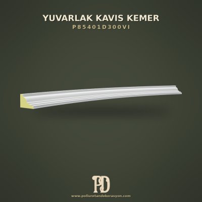 Dekoratif Poliüretan Yuvarlak Kemer Söve 5x98x15 cm