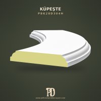 Poliüretan Dekoratif Kademeli Küpeşte Profili 38x133 cm